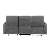 Metric Gray Reclining Living Room Set by Homelegance at Eve Furniture