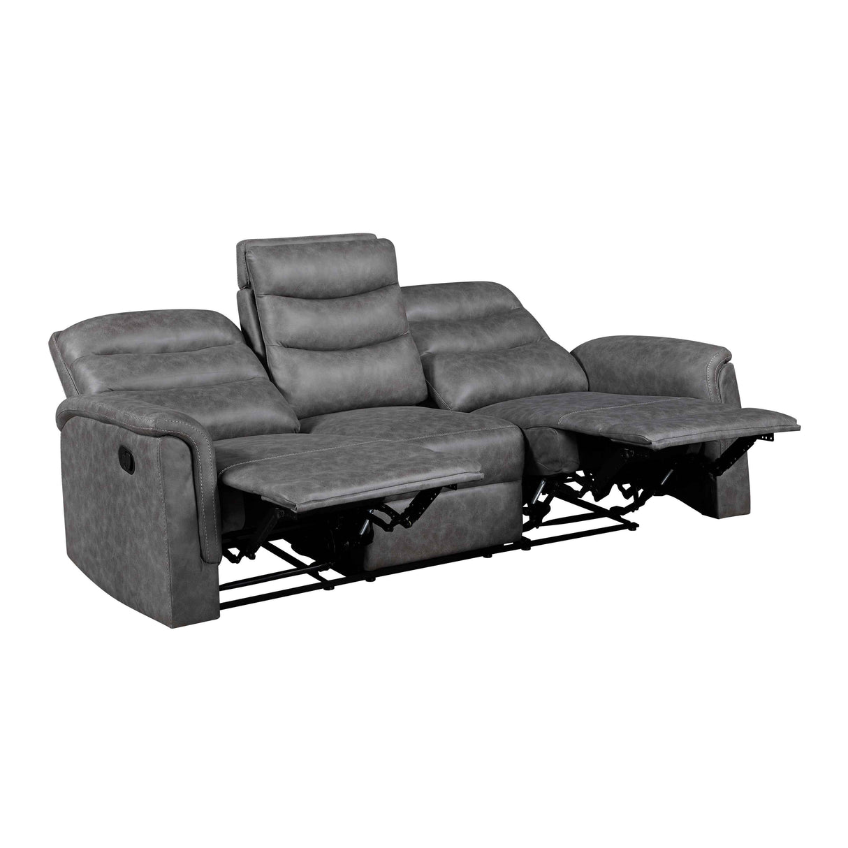 Metric Gray Reclining Living Room Set by Homelegance at Eve Furniture