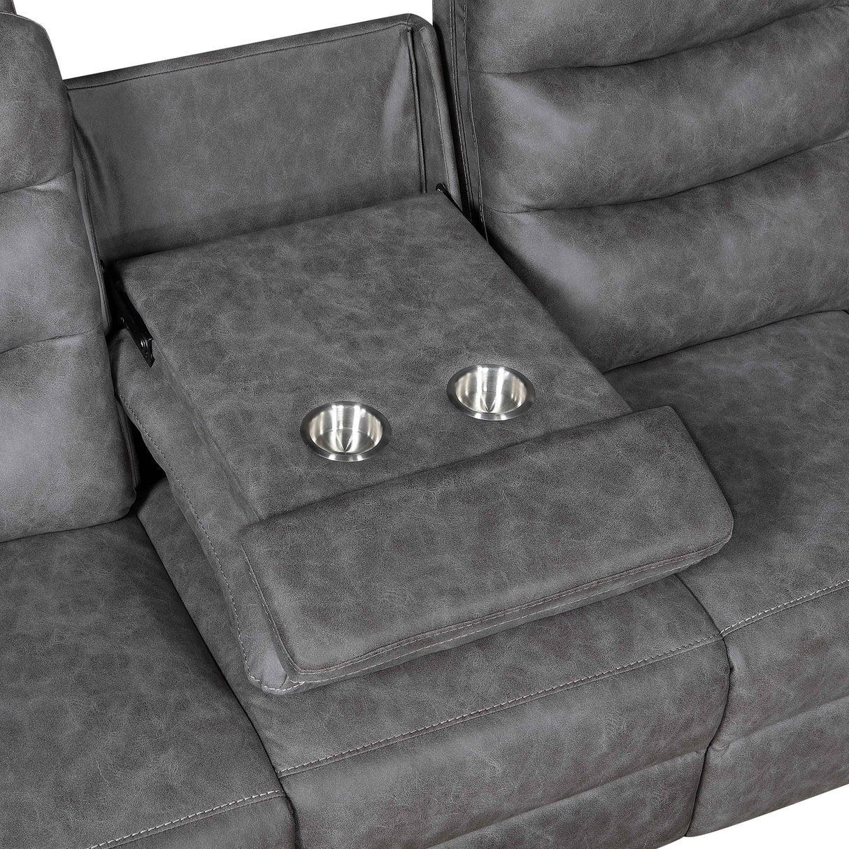 Metric Gray Reclining Living Room Set by Homelegance at Eve Furniture
