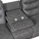 Metric Gray Reclining Living Room Set by Homelegance at Eve Furniture