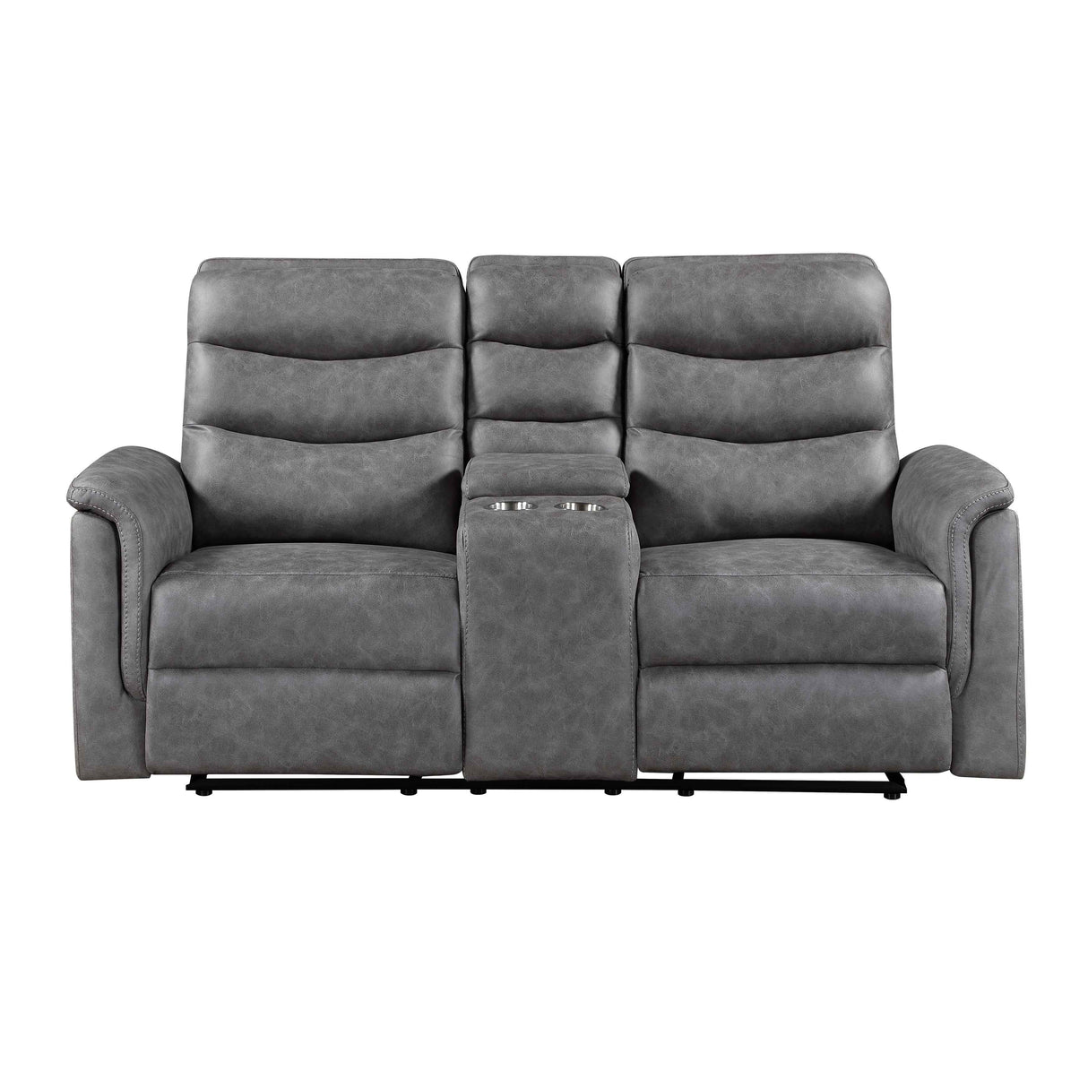 Metric Gray Reclining Living Room Set by Homelegance at Eve Furniture