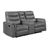 Metric Gray Reclining Living Room Set by Homelegance at Eve Furniture
