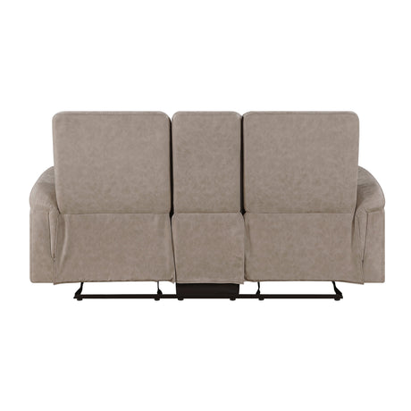 Metric Taupe 2-Piece Reclining Living Room Set by Homelegance at Eve Furniture