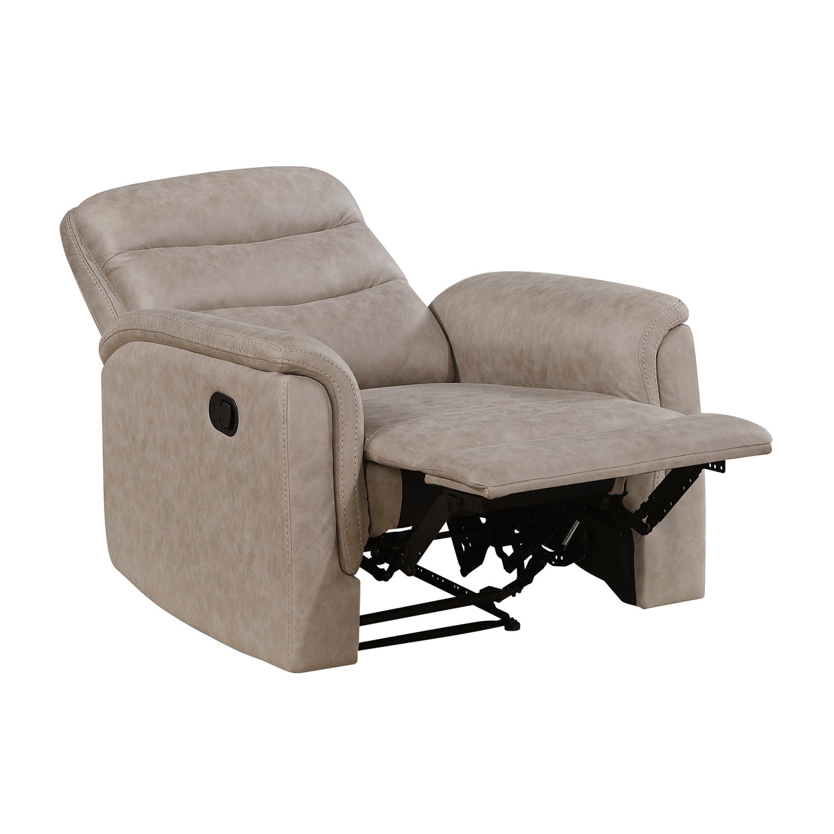Metric Taupe 3-Piece Reclining Living Room Set by Homelegance at Eve Furniture