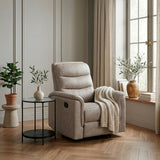 Metric Taupe Reclining Chair by Homelegance at Eve Furniture