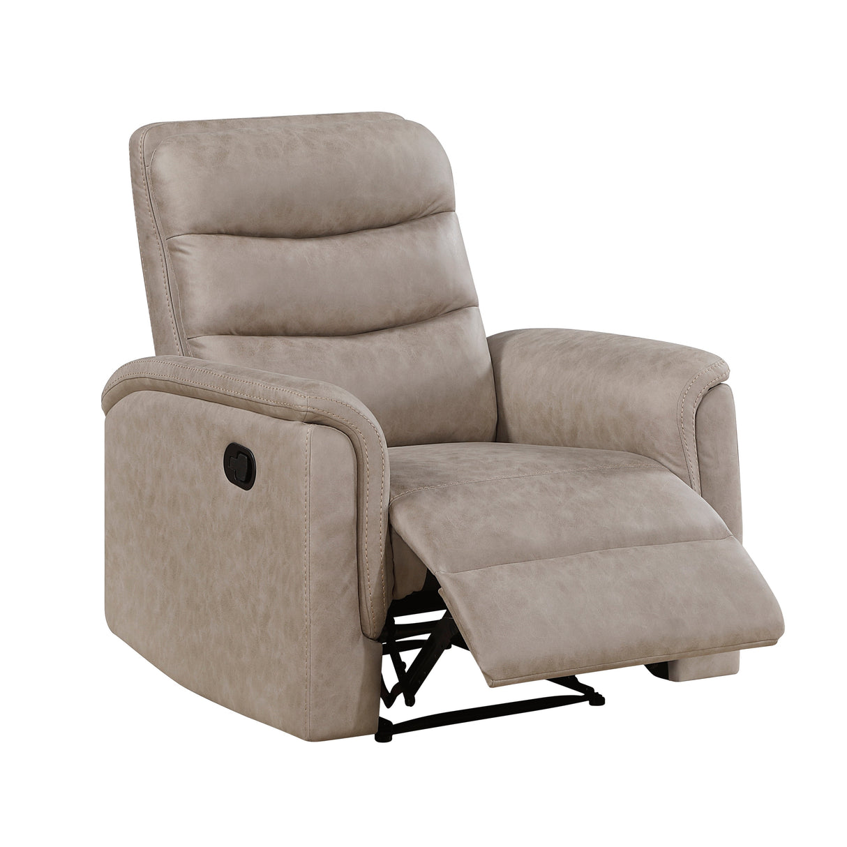 Metric Taupe Reclining Chair by Homelegance at Eve Furniture