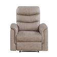 Metric Taupe Reclining Chair by Homelegance at Eve Furniture