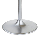 Metropolis Gray & Silver Dining Table by Zuomod at Eve Furniture