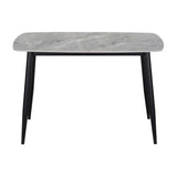 Metropolitan Black/Gray Dining Table by Homelegance at Eve Furniture