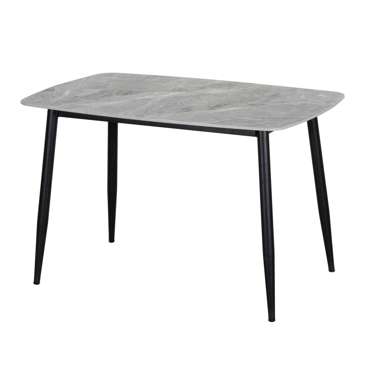 Metropolitan Black/Gray Dining Table by Homelegance at Eve Furniture