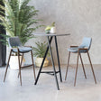 Metz Bar Table Gray by Zuomod at Eve Furniture