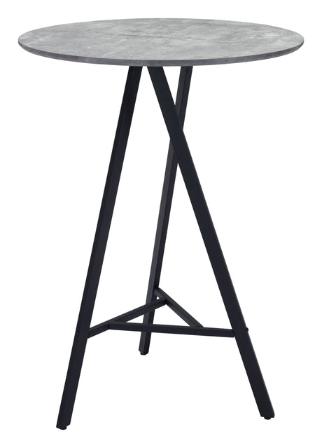 Metz Bar Table Gray by Zuomod at Eve Furniture