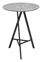Metz Bar Table Gray by Zuomod at Eve Furniture