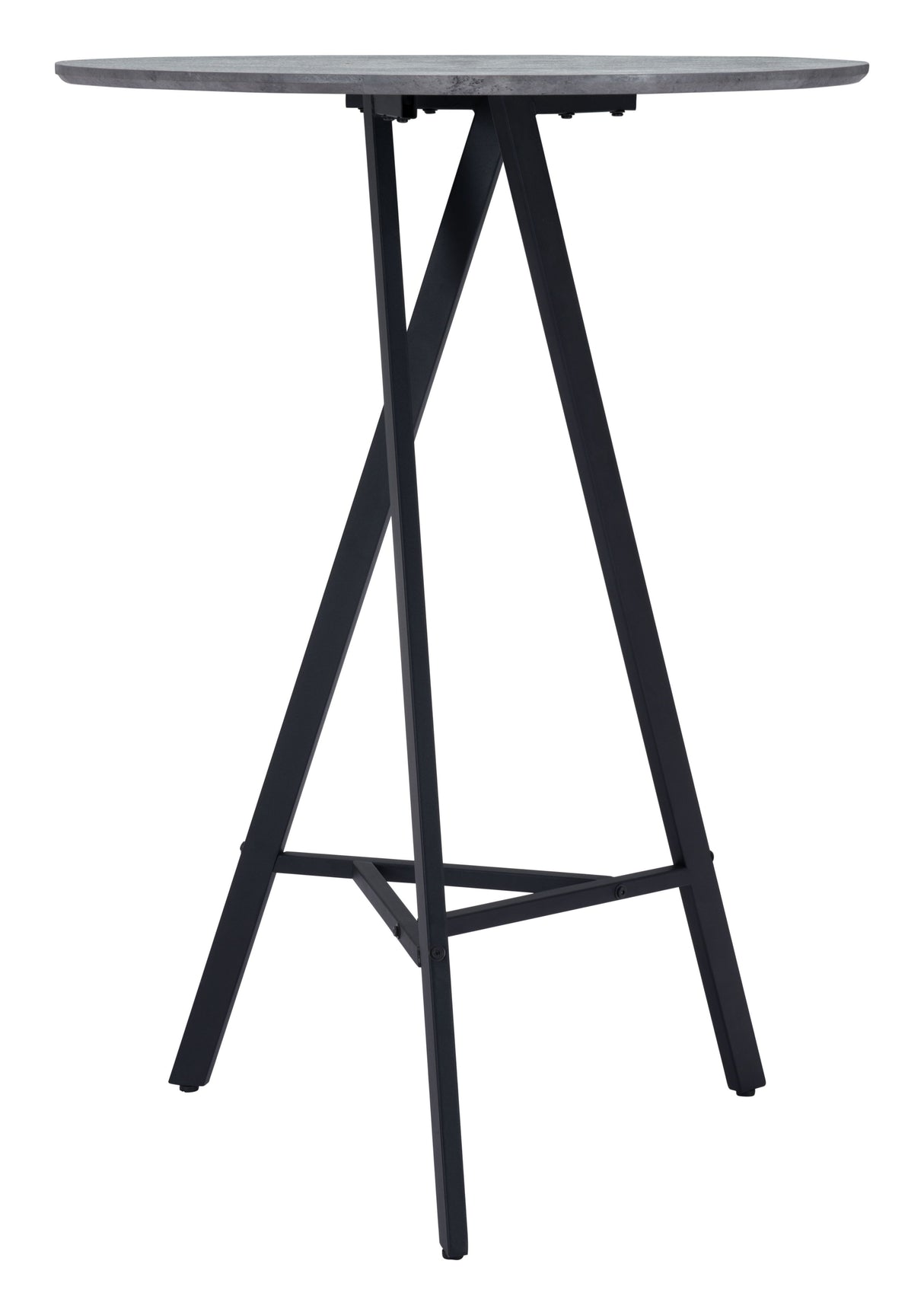 Metz Bar Table Gray by Zuomod at Eve Furniture