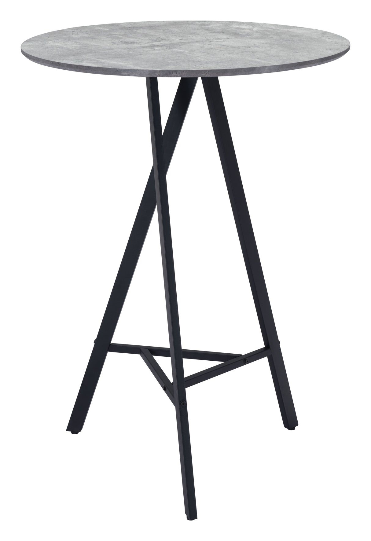 Metz Bar Table Gray by Zuomod at Eve Furniture