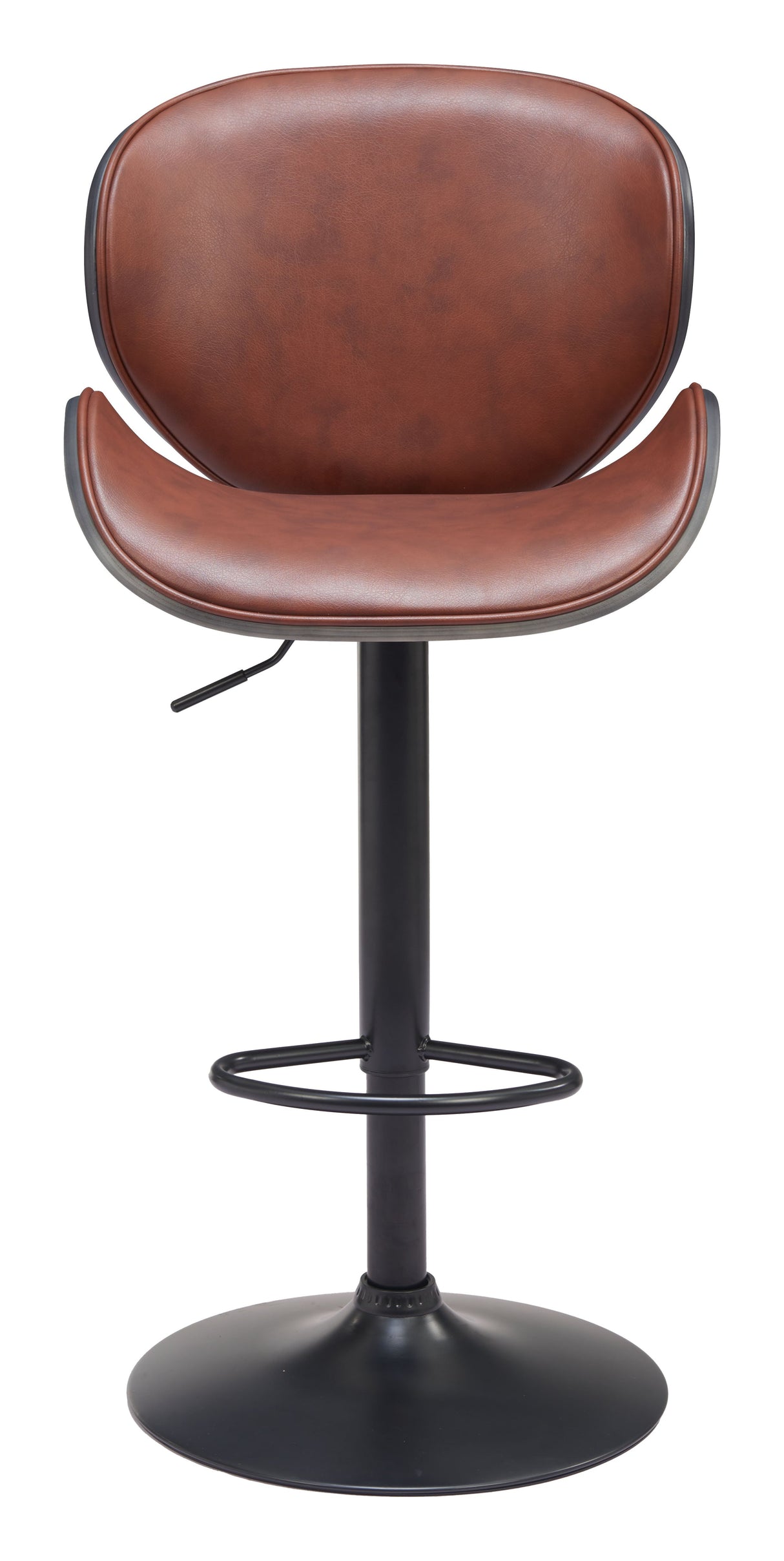 Meyane Brown Barstool by Zuomod at Eve Furniture