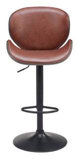 Meyane Brown Barstool by Zuomod at Eve Furniture