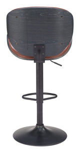 Meyane Brown Barstool by Zuomod at Eve Furniture
