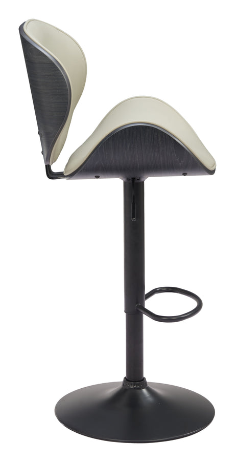 Meyane Gray Barstool by Zuomod at Eve Furniture
