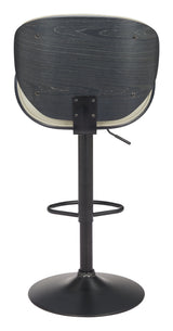 Meyane Gray Barstool by Zuomod at Eve Furniture