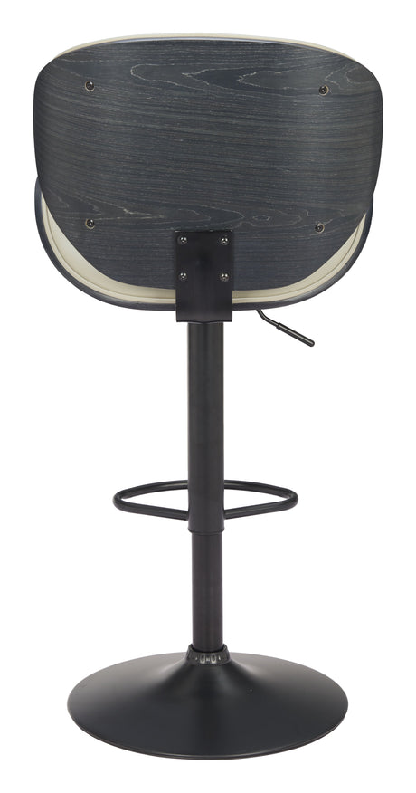 Meyane Gray Barstool by Zuomod at Eve Furniture