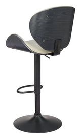 Meyane Gray Barstool by Zuomod at Eve Furniture