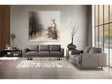 Mezzanotte Gray Real Italian Leather Living Room Set by Furniture of America at Eve Furniture