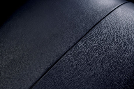 Mezzanotte Midnight Blue Real Italian Leather Sofa & Loveseat by Furniture of America at Eve Furniture