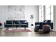 Mezzanotte Midnight Blue Real Italian Leather Sofa & Loveseat by Furniture of America at Eve Furniture