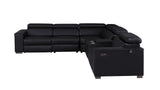 MI-631 Picasso Black 6-Piece Power Reclining Sectional by New Era Innovations at Eve Furniture