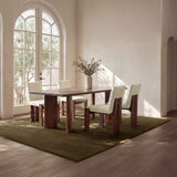 Mia Beige/Cashew Dining Chair (Set of 2) by Moe's Home at Eve Furniture