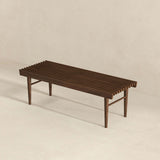 Mia Mid Century Modern Solid Wood Bench by Ashcroft Furniture at Eve Furniture