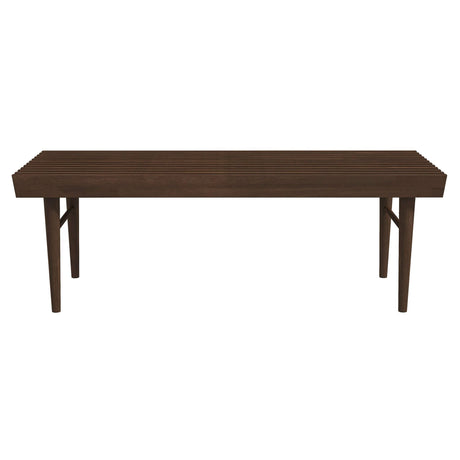 Mia Mid Century Modern Solid Wood Bench by Ashcroft Furniture at Eve Furniture