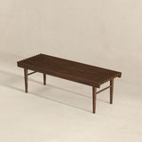 Mia Mid Century Modern Solid Wood Bench by Ashcroft Imports at Eve Furniture