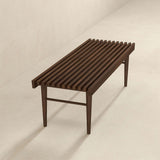 Mia Mid Century Modern Solid Wood Bench by Ashcroft Imports at Eve Furniture