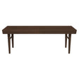 Mia Mid Century Modern Solid Wood Bench by Ashcroft Imports at Eve Furniture