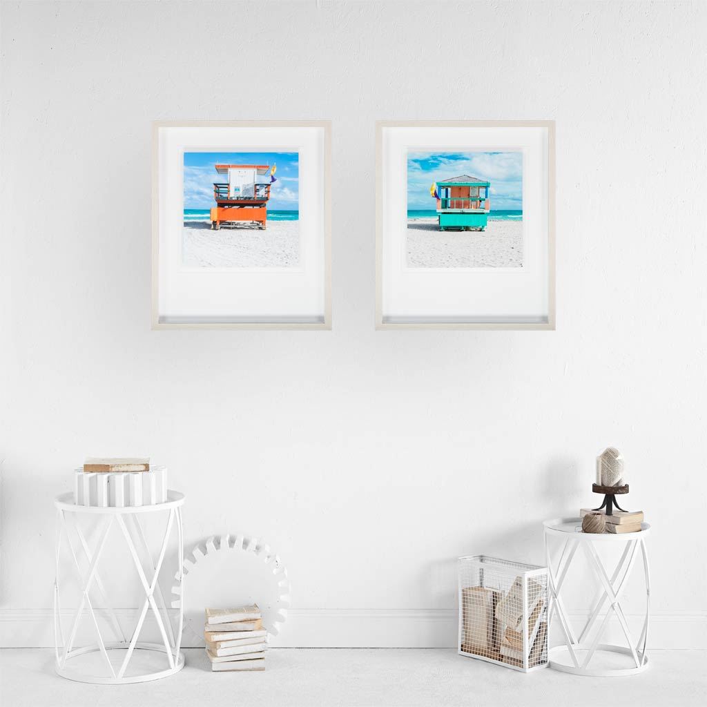 Miami Beach I by Richard Silver a Framed Photo Art Print Matted under Glass by Mercana at Eve Furniture