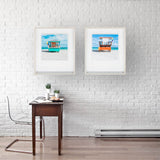 Miami Beach IV by Richard Silver a Framed Photo Art Print Matted under Glass by Mercana at Eve Furniture