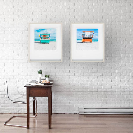 Miami Beach IV by Richard Silver a Framed Photo Art Print Matted under Glass by Mercana at Eve Furniture