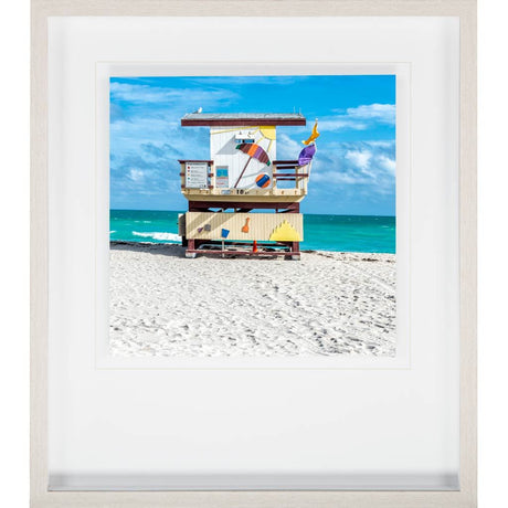Miami Beach IV by Richard Silver a Framed Photo Art Print Matted under Glass by Mercana at Eve Furniture