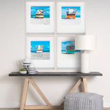 Miami Beach VI by Richard Silver a Framed Photo Art Print Matted under Glass by Mercana at Eve Furniture