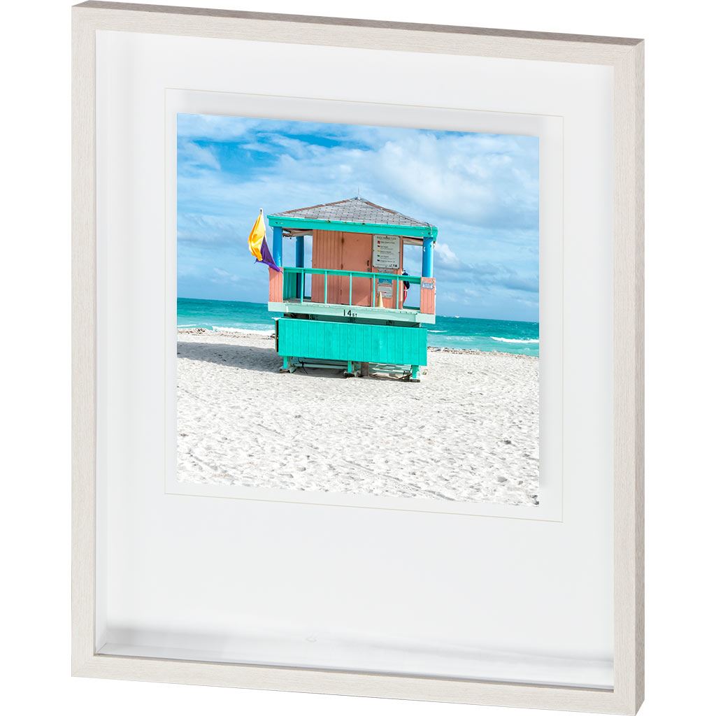 Miami Beach VI by Richard Silver a Framed Photo Art Print Matted under Glass by Mercana at Eve Furniture