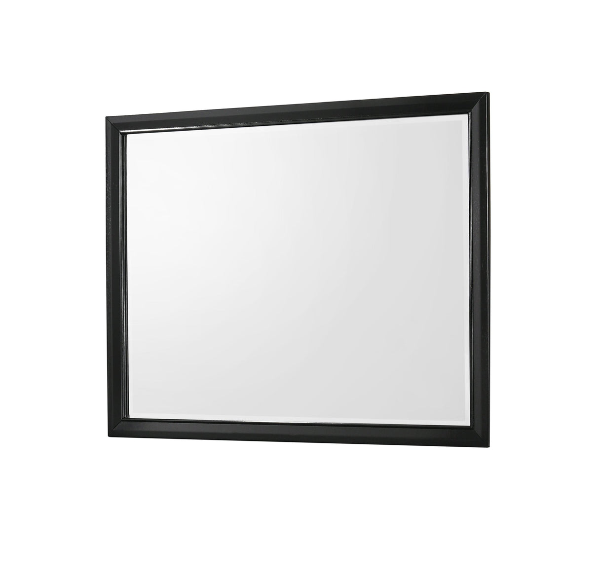 Micah Black Bedroom Mirror (Mirror Only) by Crown Mark at Eve Furniture