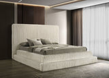 Micah Cream Queen Platform Bed by New Era Innovations at Eve Furniture