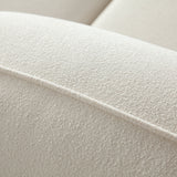 Micah Ivory Fabric 3-Piece Sectional by Diamond Sofa at Eve Furniture