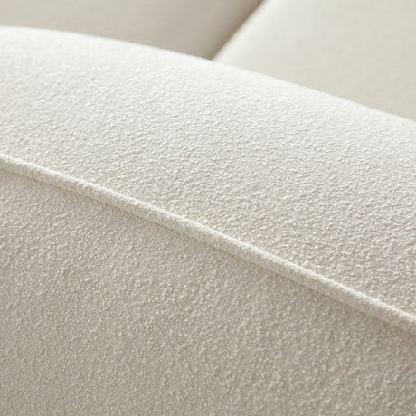 Micah Ivory Fabric 3-Piece Sectional by Diamond Sofa at Eve Furniture