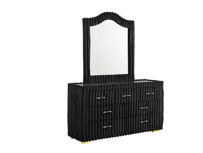 Micah w/Henley Black Bedroom Set by New Era Innovations at Eve Furniture