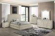 Micah w/Henley Cream Bedroom Set by New Era Innovations at Eve Furniture
