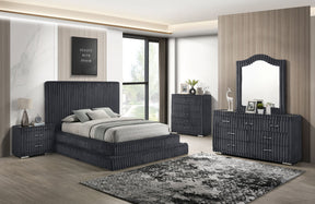 Micah w/Henley Grey Bedroom Set by New Era Innovations at Eve Furniture