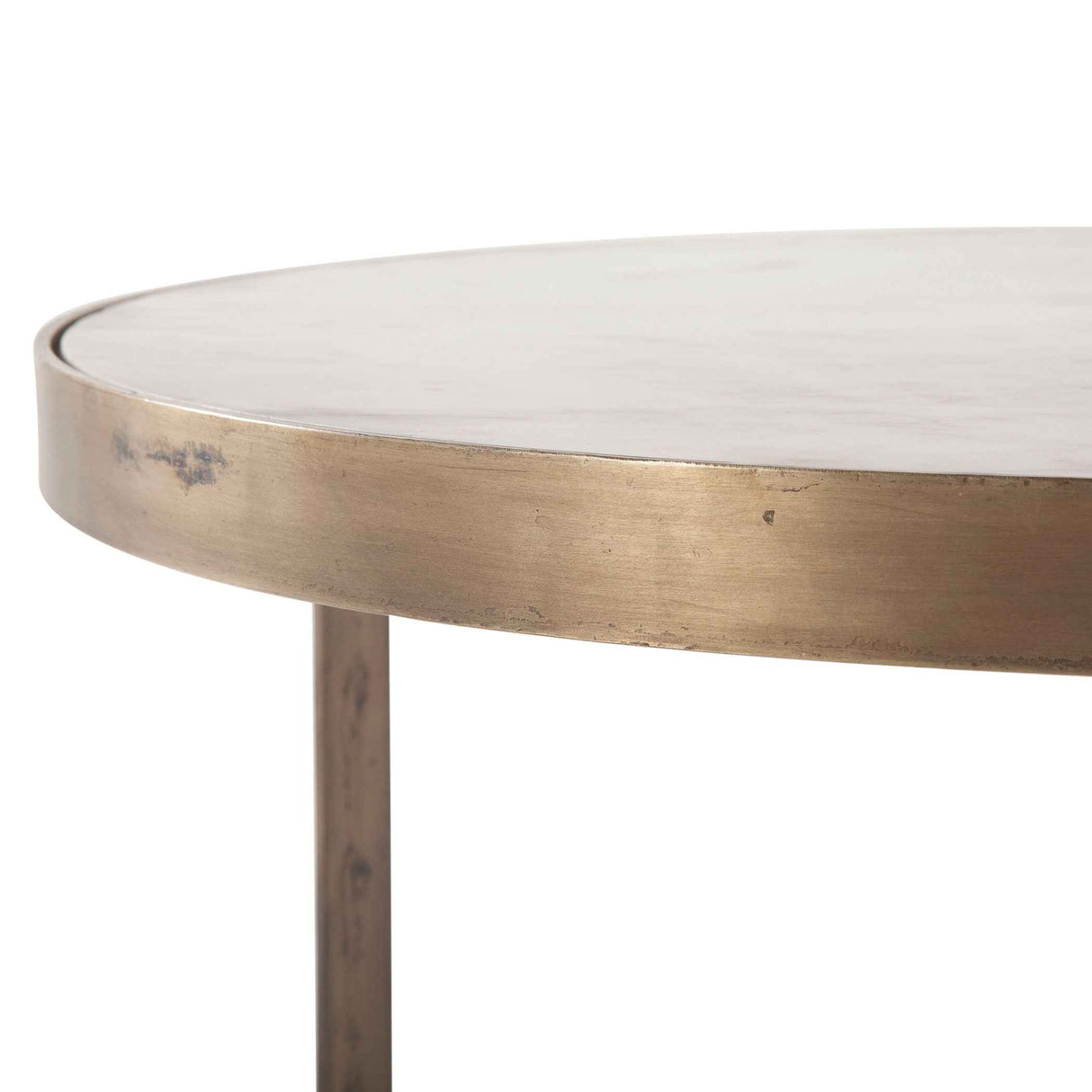 Michaelangelo 36" Nesting Coffee Table with White Marble by Home Trends & Design at Eve Furniture